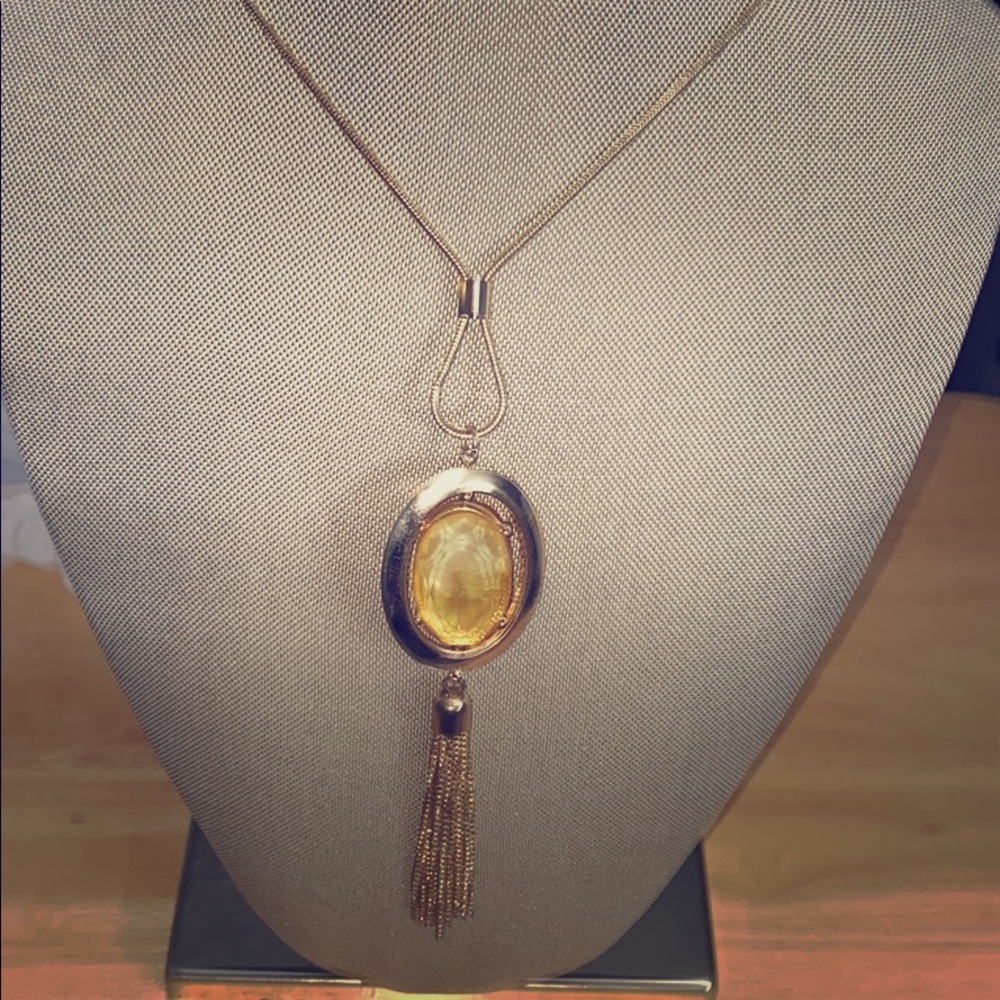 Sophia & Kate Rotating Rock Necklace